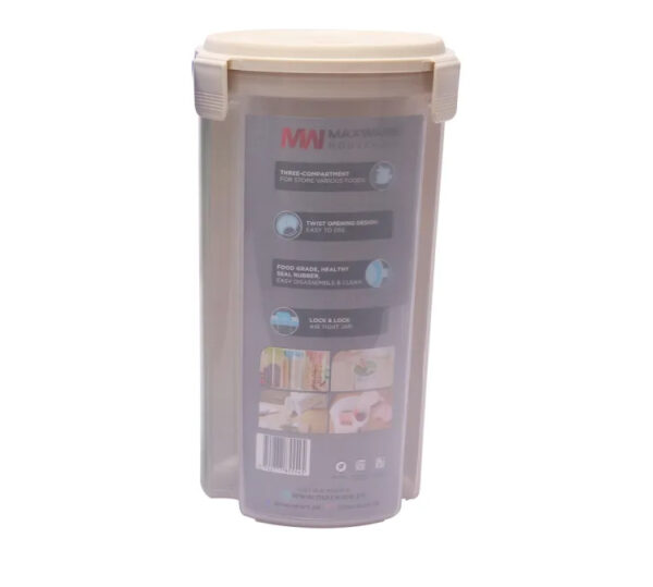 Marshal Storage Jar - 3 In 1 Jar - 3 Portion storage jar (2200 ml) (Random color)
