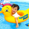 Duck Baby Floats Tube, Inflatable Duck Pool Float, Baby Floating Seat, Children Swim Ring, Kids Inflatable Floats, Yellow Duck Seat Boat for Toddler