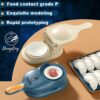 2 in 1 Dumpling Wrapper Tool Food Grade Manual Dumpling Maker Mold - Without Box (Random color)