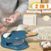 2 in 1 Dumpling Wrapper Tool Food Grade Manual Dumpling Maker Mold - Without Box (Random color)