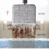 Pack of 2 Washable Durable Replacement Microfiber Pads Dust Push Mop Cloth for Flat Squeeze Mop 33X12CM