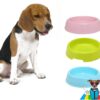 round  Shaped food bowl Pet Plastic food bowl (Random Color)  8 inch