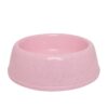 round  Shaped food bowl Pet Plastic food bowl (Random Color)  8 inch