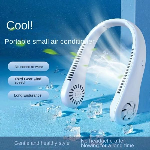 Portable Rechargeable Bladeless Neck Fan